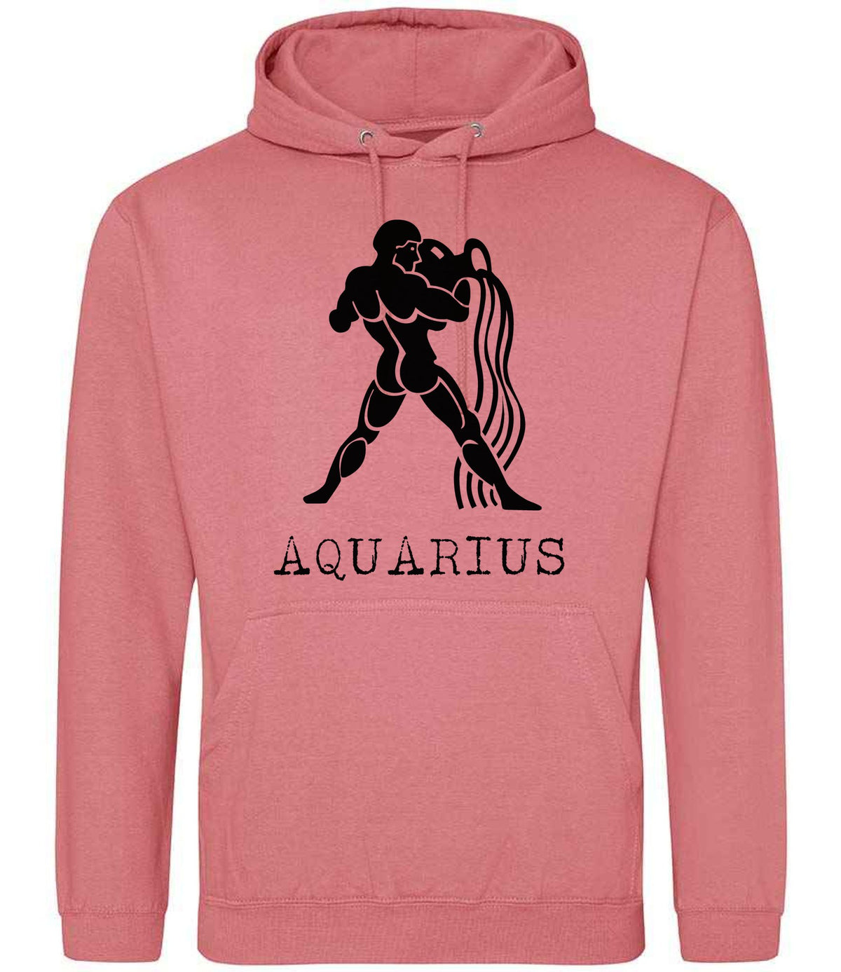 Aquarius hoodie in dusty rose