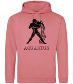 Aquarius hoodie in dusty rose