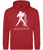 Aquarius hoodie in fire red
