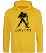 Aquarius hoodie in gold