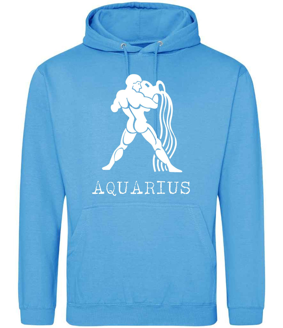 Aquarius hoodie in hawaiian blue