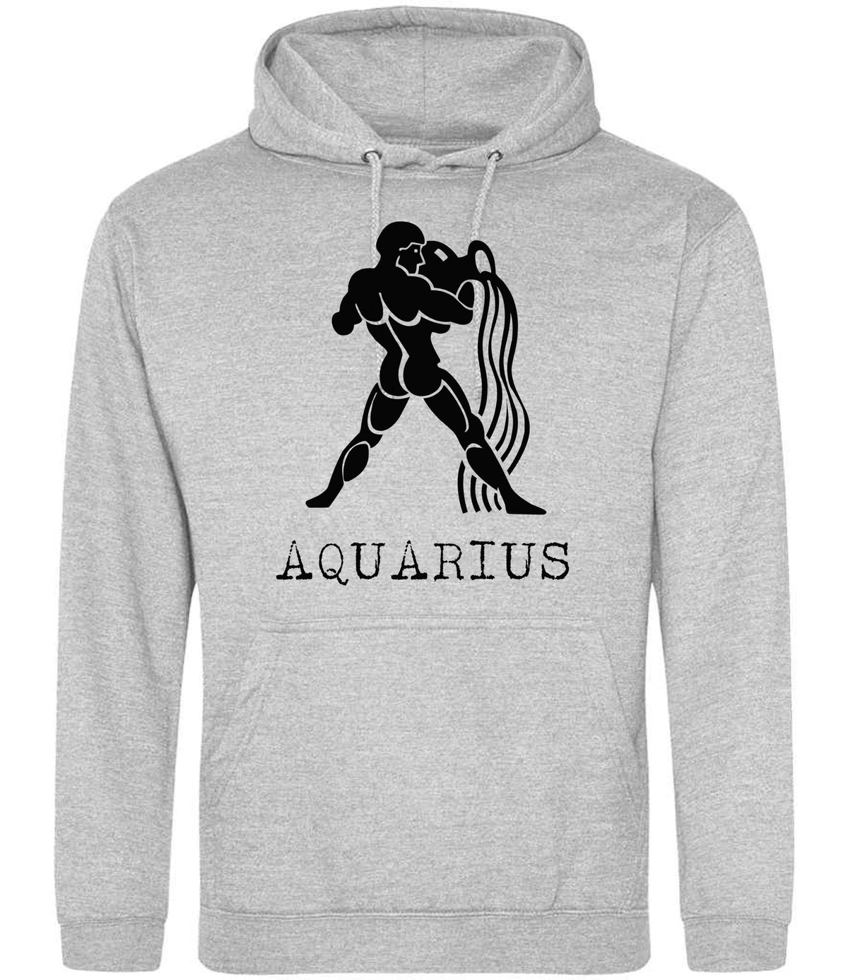 Aquarius hoodie in heather grey