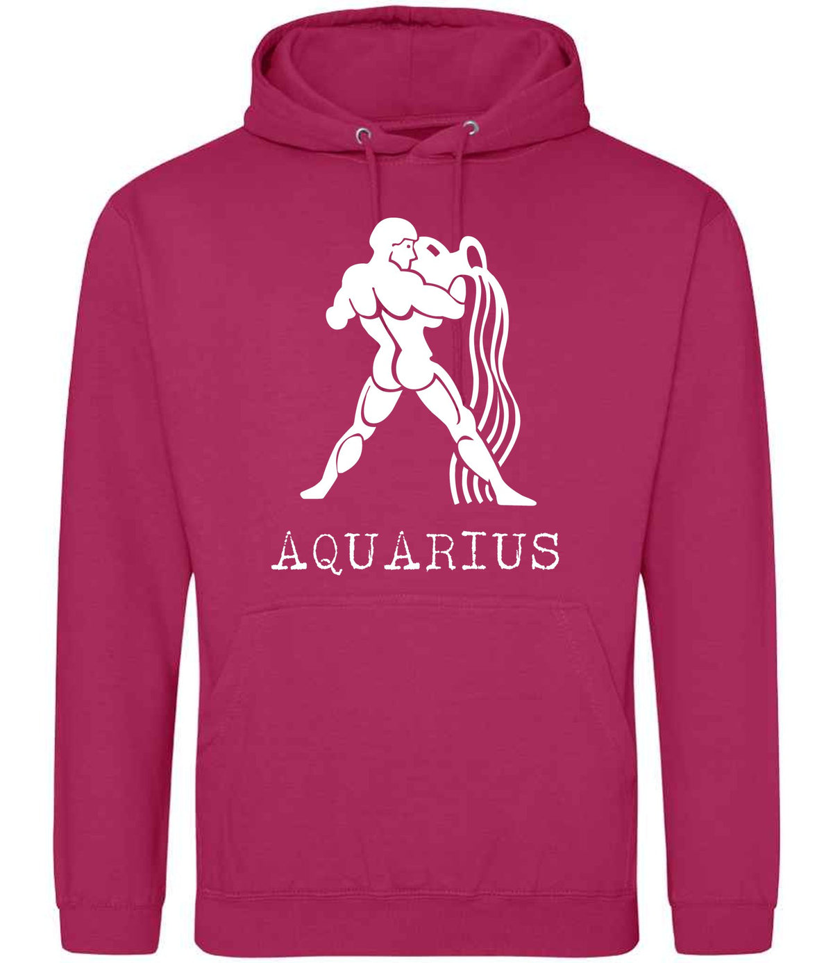 Aquarius hoodie in hot pink