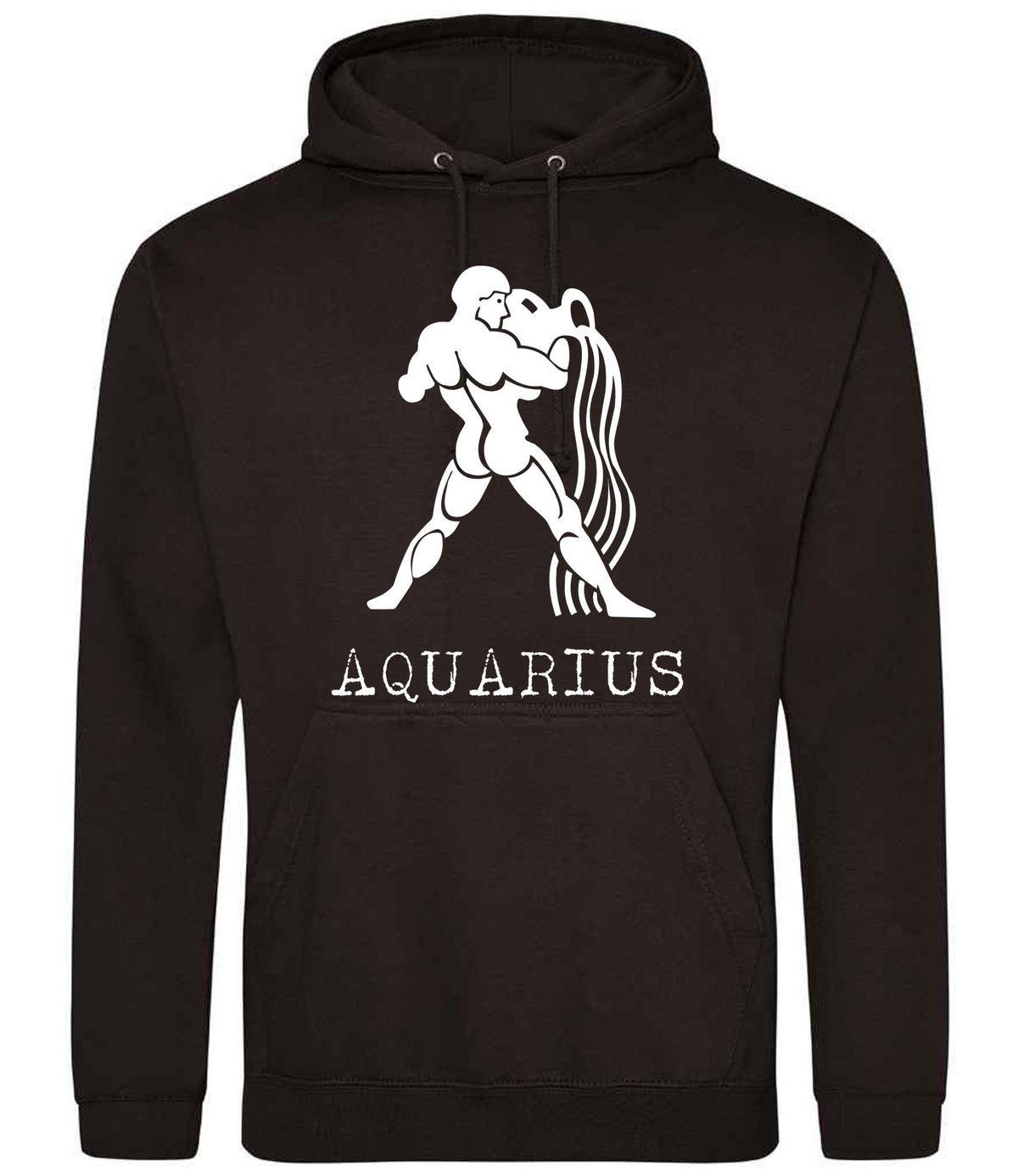Aquarius hoodie in jet black