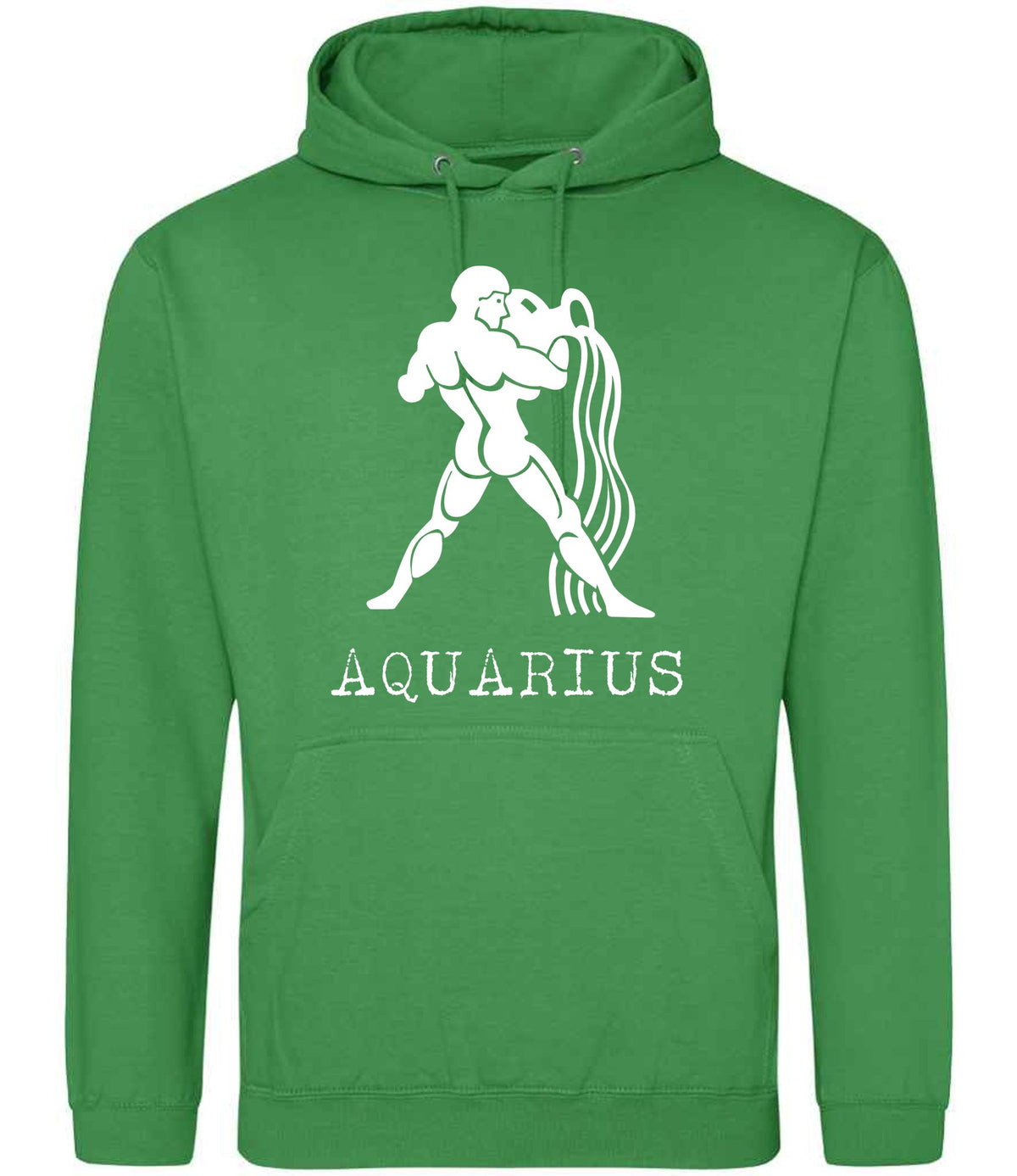 Aquarius hoodie in kelly green