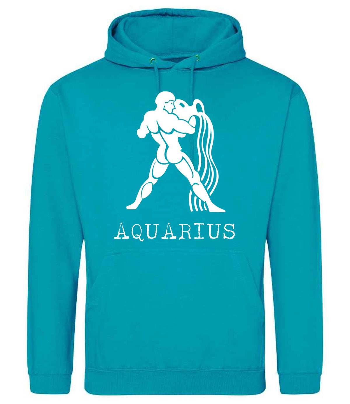 Aquarius hoodie in lagoon blue