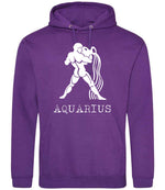 Aquarius hoodie in purple