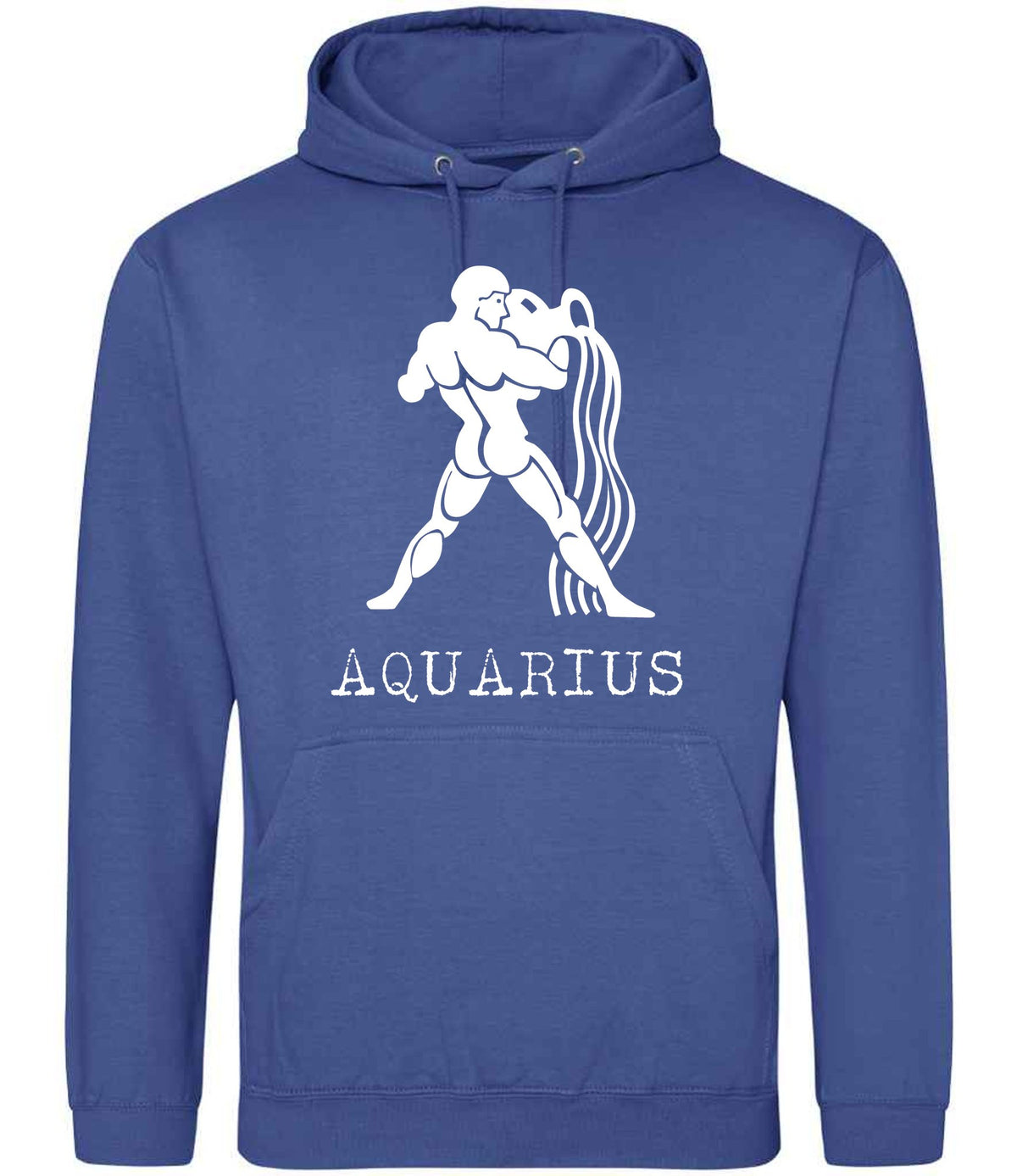 Aquarius hoodie in royal blue