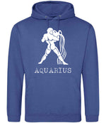 Aquarius hoodie in royal blue