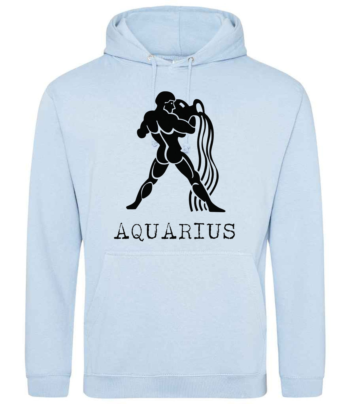 Aquarius hoodie in sky blue