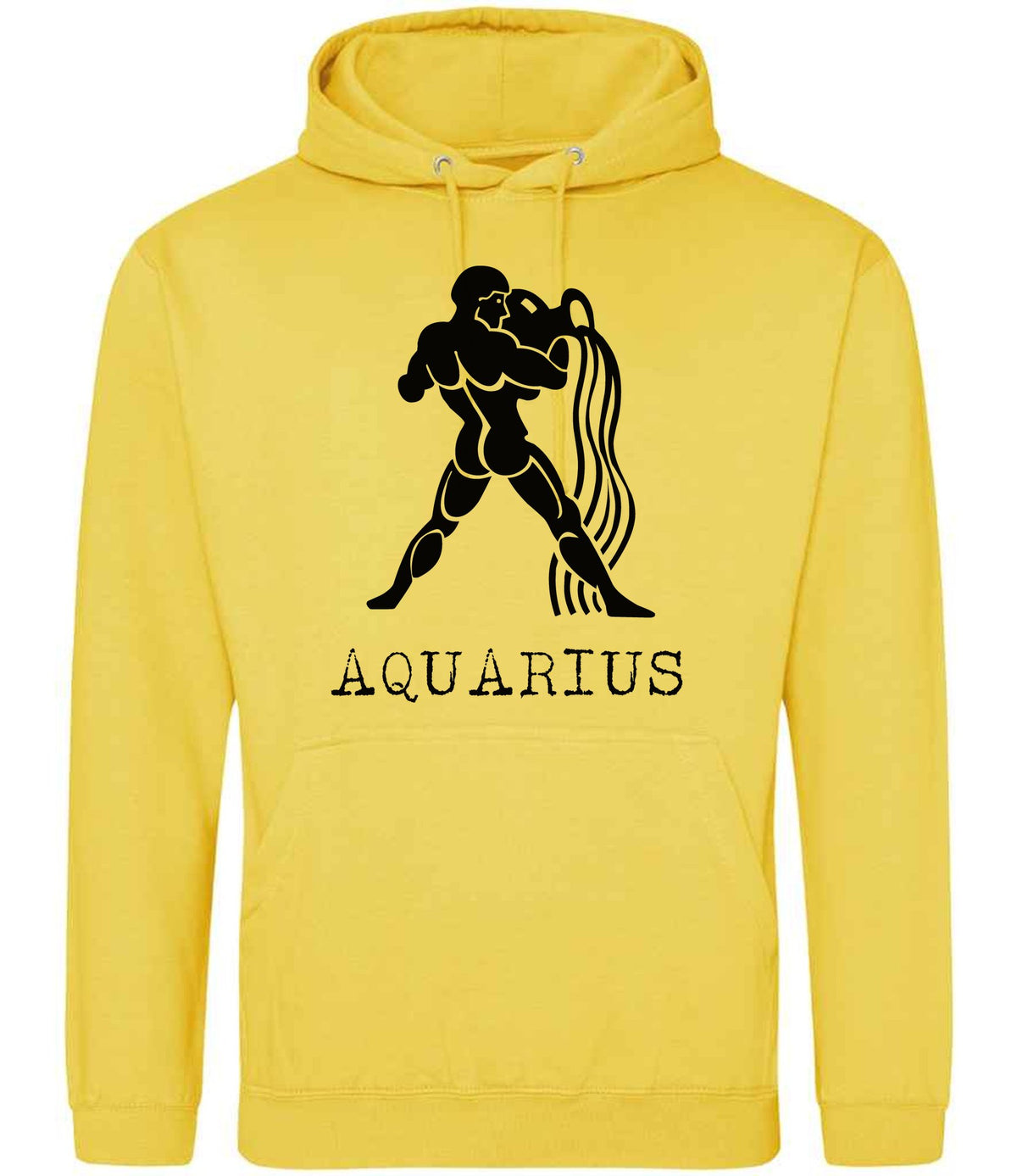 Aquarius hoodie in sun yellow