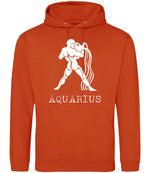 Aquarius hoodie in sunset orange