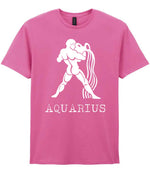 Aquarius – Unisex T-Shirt in Azalea
