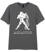 Aquarius – Unisex T-Shirt in Charcoal