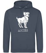 Aries hoodie in airforce blue