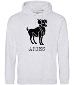 Aries – Unisex Hoodie in Ash