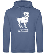 Aries – Unisex Hoodie in Atlantic Blue