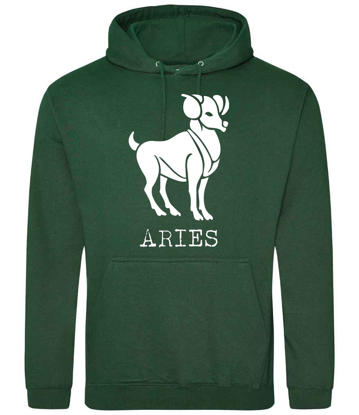 Aries – Unisex Hoodie in Bottle Green