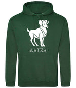 Aries – Unisex Hoodie in Bottle Green