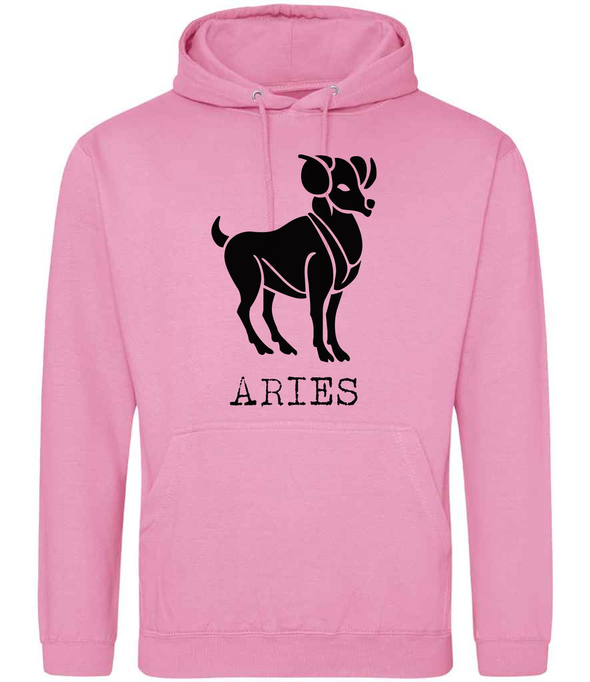 Aries – Unisex Hoodie in Candyfloss Pink