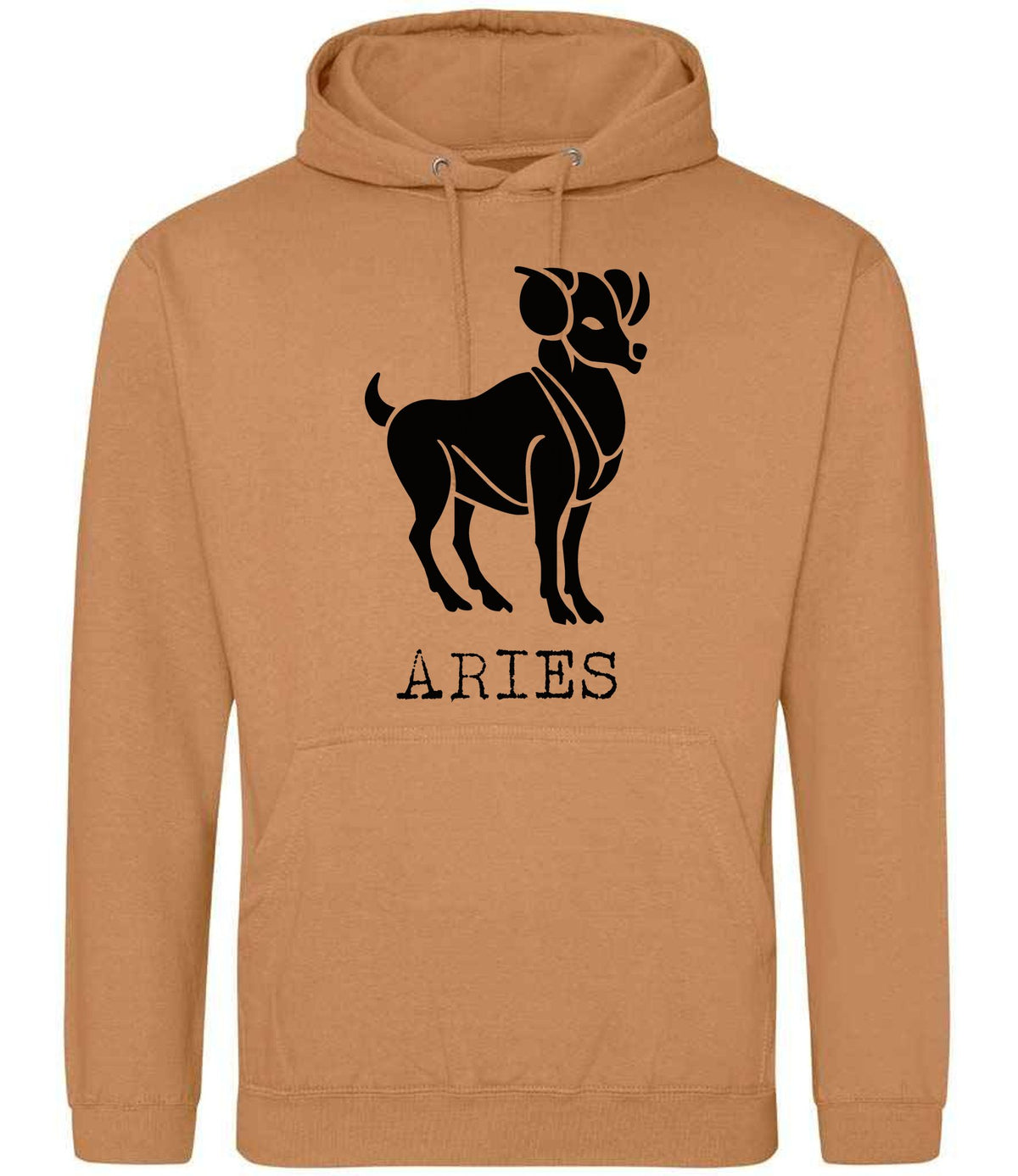 Aries hoodie in caramel latte