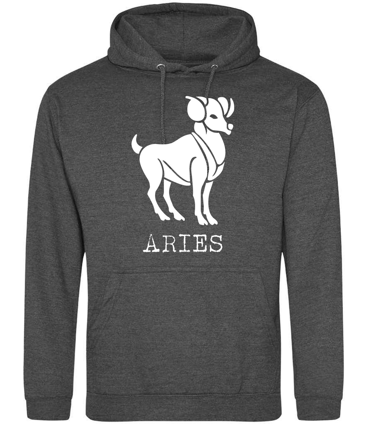 Aries – Unisex Hoodie in Charcoal