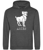 Aries – Unisex Hoodie in Charcoal