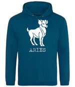 Aries – Unisex Hoodie in Deep Sea Blue