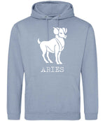 Aries – Unisex Hoodie in Dusty Blue