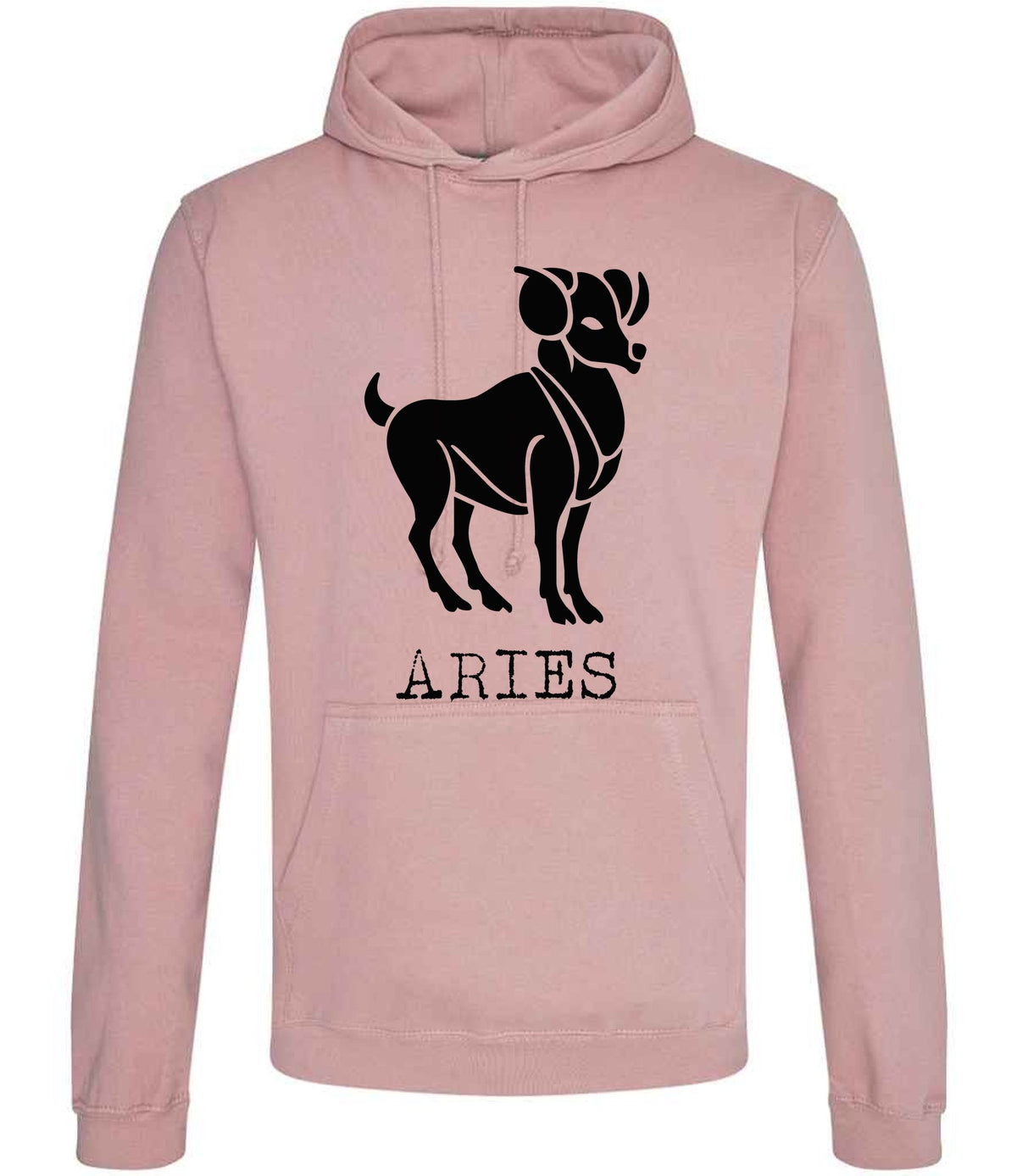 Aries – Unisex Hoodie in Dusty Pink