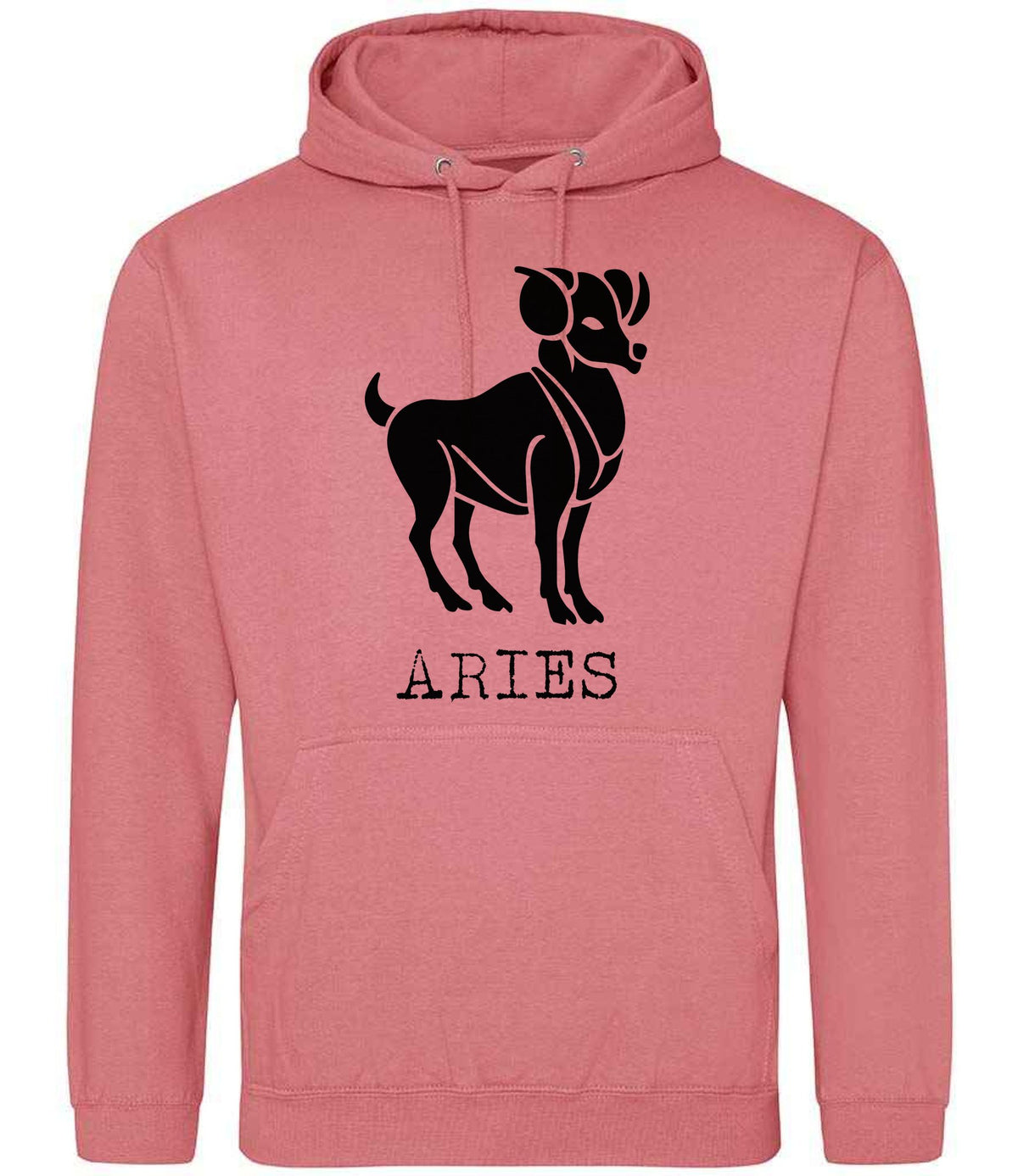 Aries – Unisex Hoodie in Dusty Rose