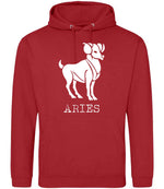 Aries – Unisex Hoodie in Fire Red