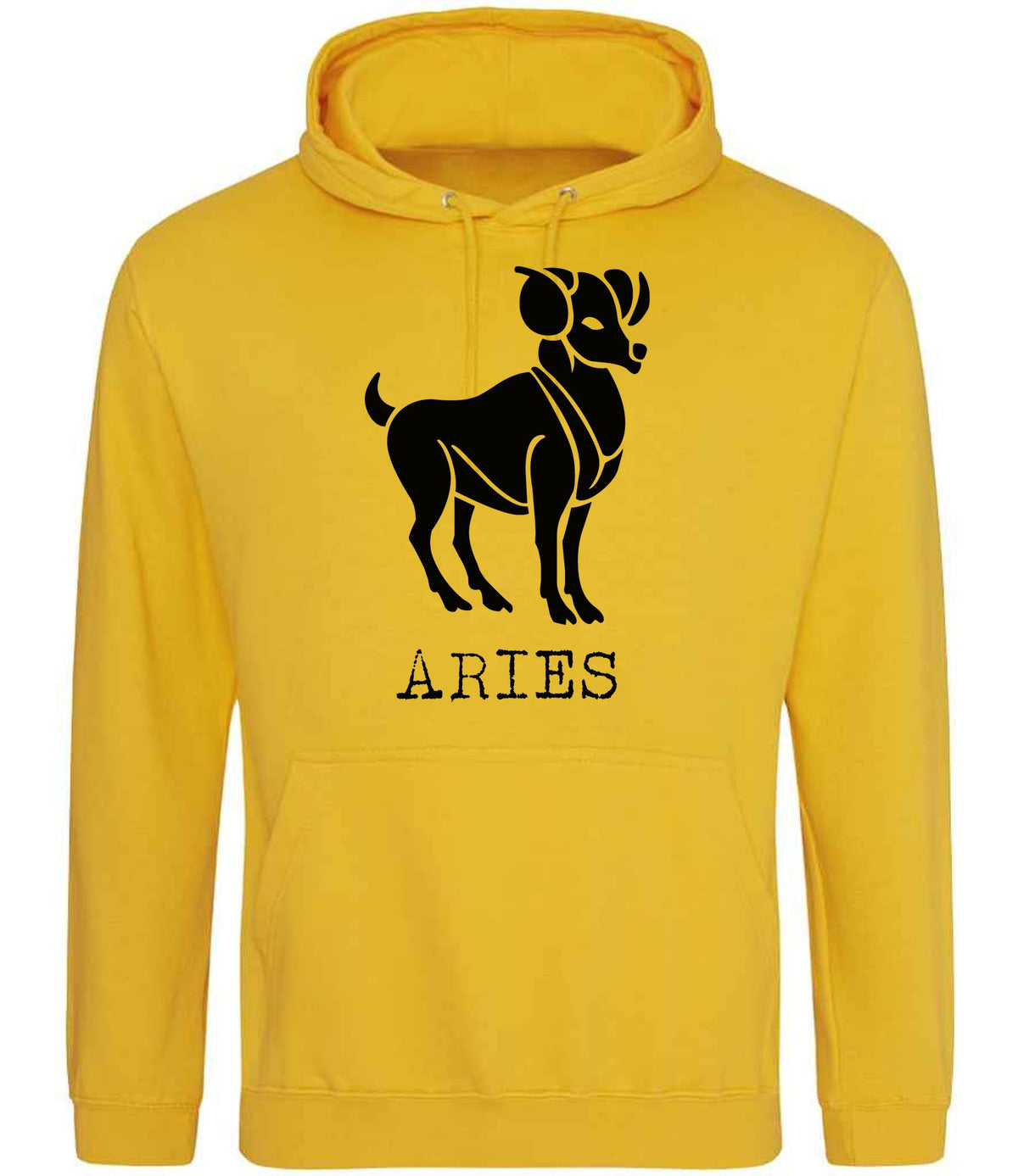 Aries hoodie in gold