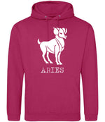 Aries – Unisex Hoodie in Hot Pink