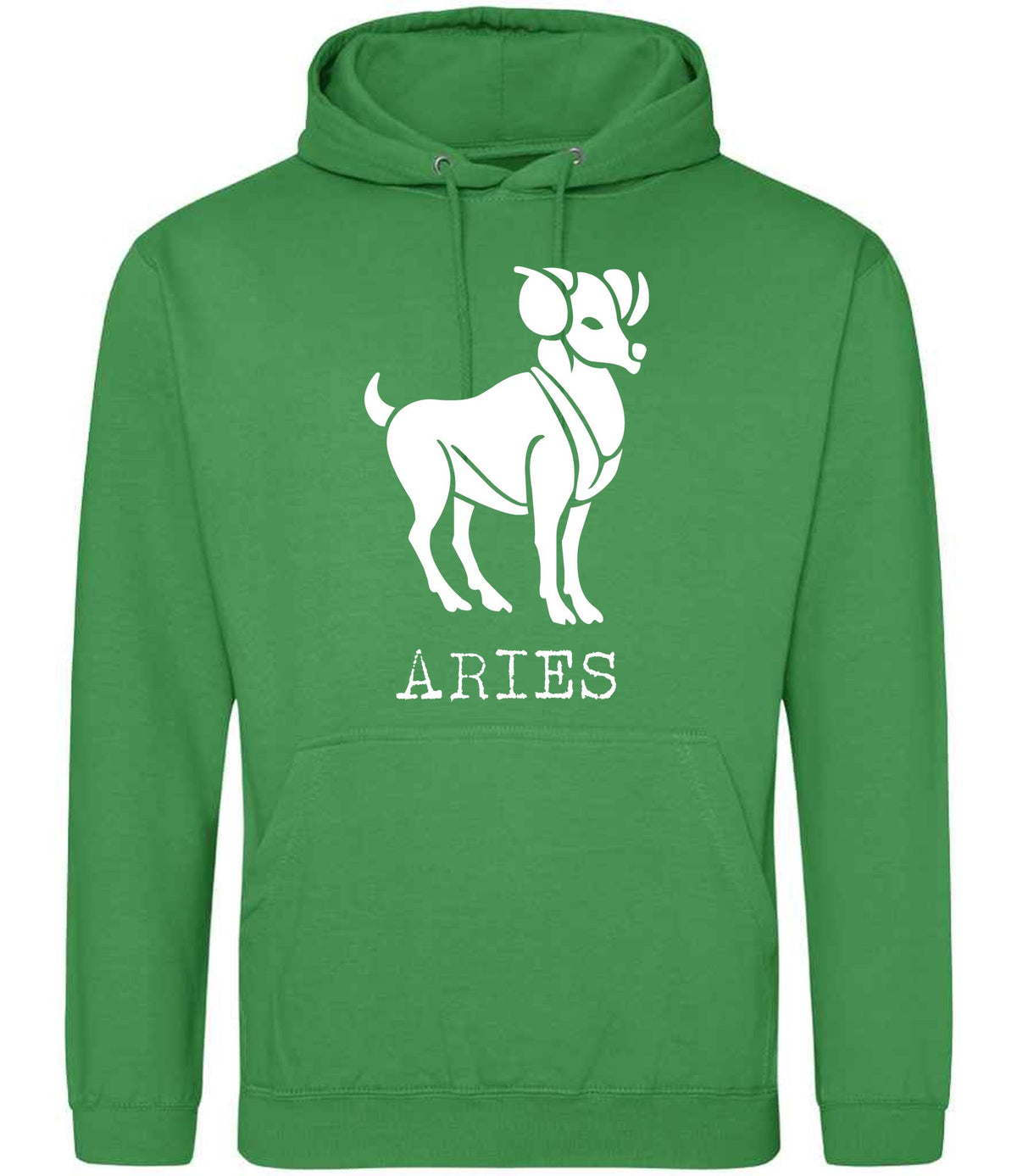 Aries – Unisex Hoodie in Kelly Green
