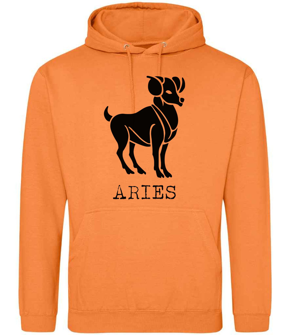 Aries hoodie in light orange