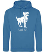 Aries – Unisex Hoodie in Sapphire Blue