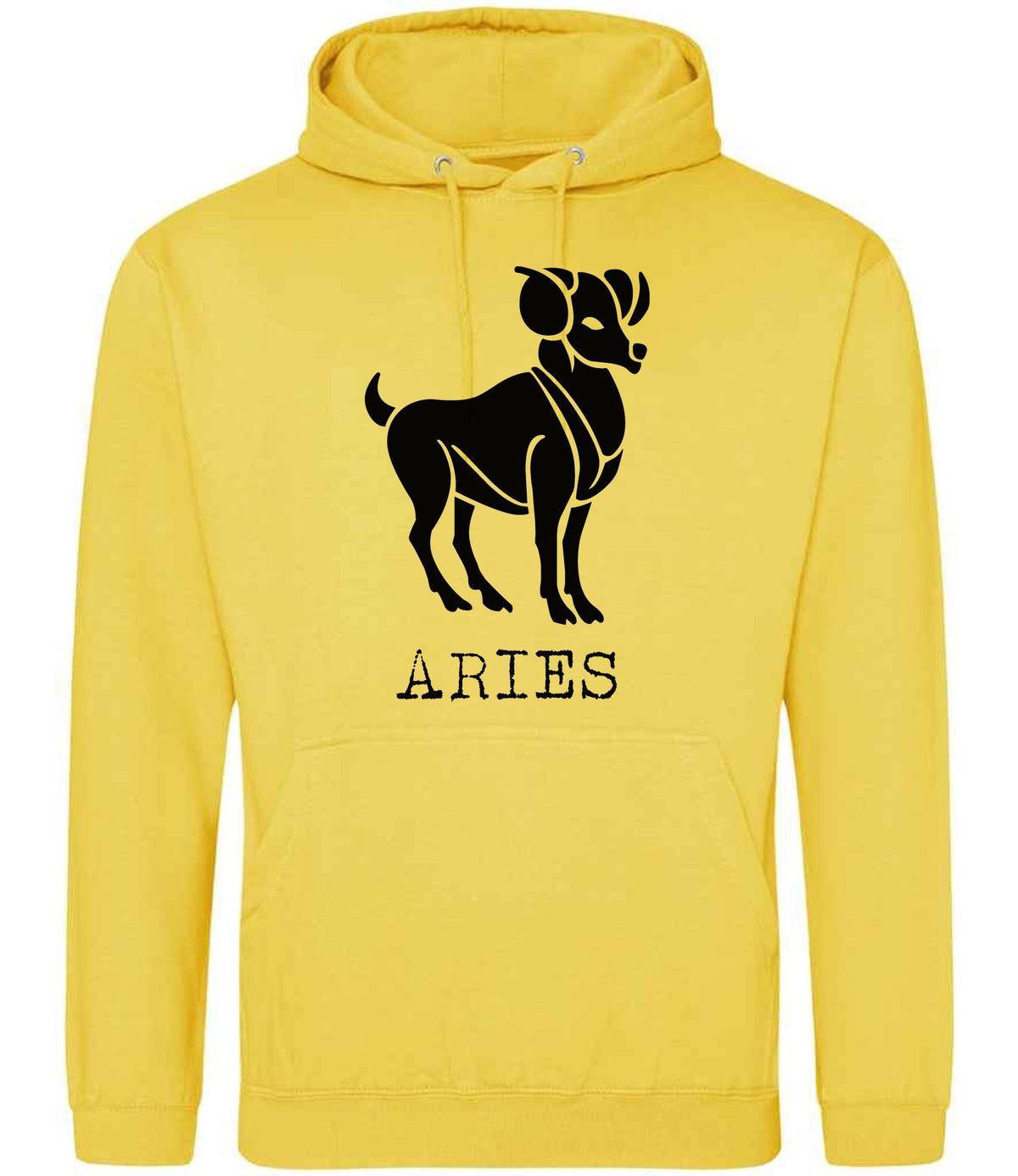 Aries – Unisex Hoodie in Sun Yellow