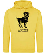Aries – Unisex Hoodie in Sun Yellow