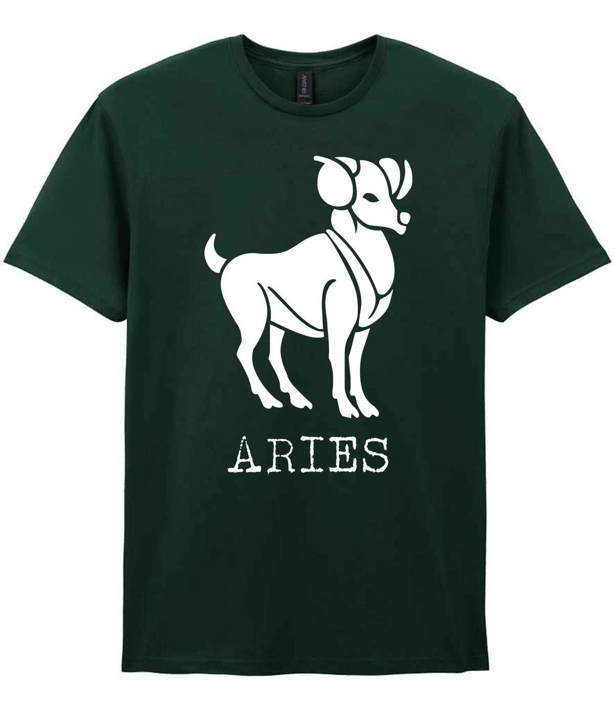 Aries – Unisex T-Shirt in Forest Green