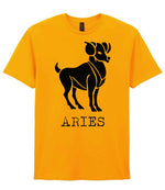 Aries – Unisex T-Shirt in Gold
