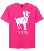 Aries – Unisex T-Shirt in Heliconia