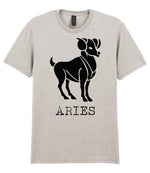 Aries – Unisex T-Shirt in Ice Grey