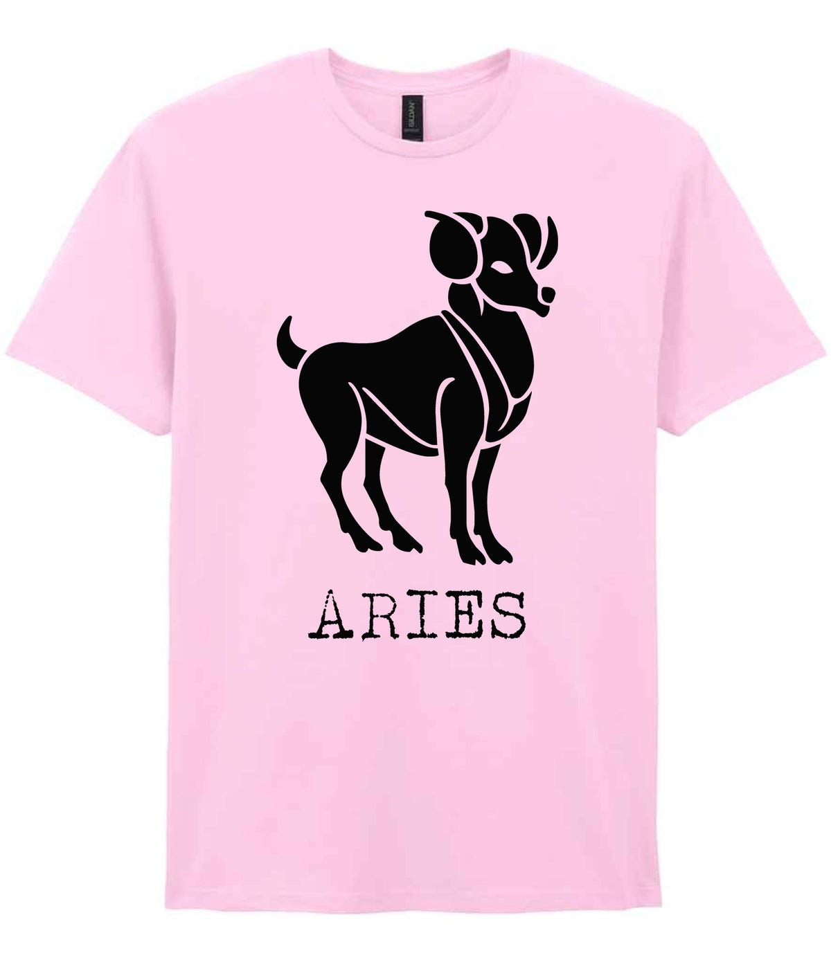 Aries – Unisex T-Shirt in Light Pink