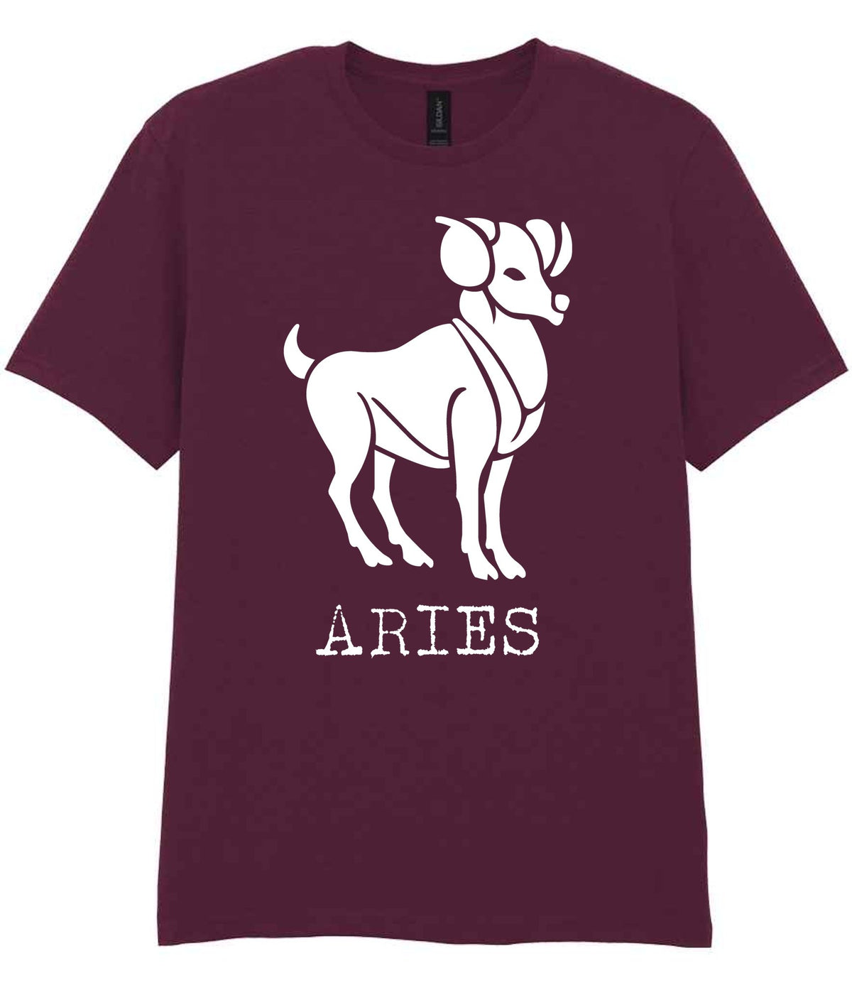 Aries – Unisex T-Shirt in Maroon