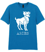 Aries – Unisex T-Shirt in Sapphire Blue