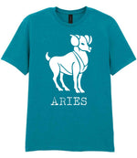 Aries – Unisex T-Shirt in Tropical Blue