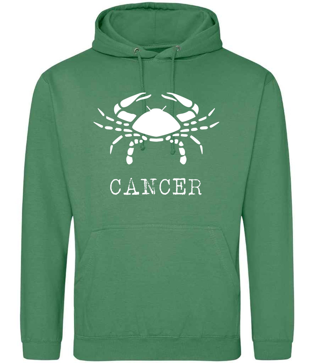 Cancer hoodie in cactus green