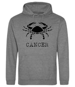 Cancer hoodie in graphite heather