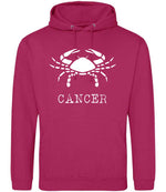 Cancer hoodie in hot pink